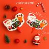 SCG-Set 50 thẻ Christmas ông già noel tuần lộc TQ