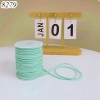 Dây da lộn màu xanh aqua dài 45m TQ