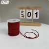 Dây da lộn màu đỏ đậm dài 45m TQ