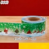 Cuộn thành bánh Noel xanh lá