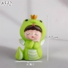 Tượng nhựa nhẹ bé rắn xanh lá