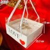 Hộp love tim trắng HD