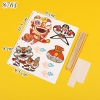 SCG-Set cắm tết đầu lân túi tiền TQ