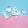 SCG - Set cắm lâu đài khinh khí cầu mây xanh