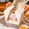 Hộp vuông mở đôi trắng size 22*22*25cm ( 7 chi tiết )