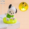 Tượng chó Pancha ngồi mây có đèn led size nhỏ
