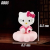 Tượng mèo Kitty ngồi mây có đèn led size nhỏ