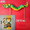 Giấy gấp hình rắn xanh đầu nhỏ TQ