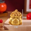 Hũ vàng tiền vàng sứ đựng muối,gạo TQ