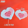 Túi 50 thẻ Happy Valentine Day hình Tim M3