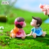 Tượng cặp đôi kiss xanh hồng TQ