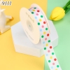 Cuộn 17m Ruybang Trắng chấm bi nhiều màu
