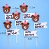 SCG- Set cắm gấu mũ đỏ.