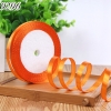 Cuộn 22m Ruybang lụa trơn Cam 0.5cm