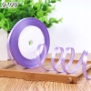 Cuộn 22m Ruybang lụa trơn Tím nhạt 0.5cm