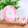 Cuộn 22m Ruybang lụa trơn Hồng 0.5cm