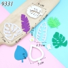 Bộ 4 khuôn ấn bánh hình lá cây TQ