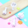 Bộ 4 khuôn ấn bánh hình hoa cúc 8 cánh TQ