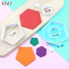 Bộ 4 khuôn ấn bánh hình ngũ giác TQ