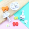Bộ 3 khuôn ấn bánh hình nơ TQ