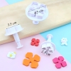 Bộ 3 khuôn ấn bánh hình hoa 4 cánh TQ