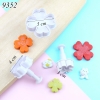 Bộ 3 khuôn ấn bánh hình hoa 4 cánh TQ