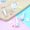 Bộ 4 khuôn ấn bánh hình thoi TQ