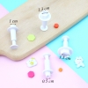 Bộ 4 khuôn ấn bánh hình lục giác TQ
