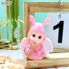 Tượng Em Bé Gái Hồng Ôm Cáo TP