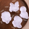 Bộ 4 khuôn ấn bánh hình khủng long 2 TQ