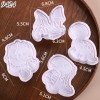 Bộ 4 khuôn ấn bánh hình khủng long 2 TQ