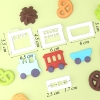 Bộ 4 khuôn ấn bánh hình đoàn tàu TQ