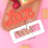 Khuôn ấn bánh chữ Love TQ