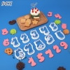 Bộ 10 khuôn ấn bánh hình số (0-9) TQ