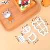 Khuôn ấn bánh hình hà mã TQ (4 chi tiết)