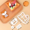 Khuôn ấn bánh hình cáo TQ (4 chi tiết)