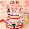 SCG - Set Cắm HPBD Cô Gái Hồng DIOR MT