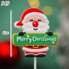 SLC-Silicon ông già ôm bảng merry christmas