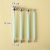Bộ 4 Mo Inox Tạo Hình Nặn Bánh Màu Xanh Ngọc Nhạt TQ