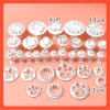 Bộ 33 khuôn ấn tạo hình bánh fondant