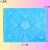 Miếng lót nhào bột silicon xanh dương size NHỎ (40*50cm) TQ