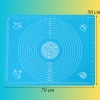 Miếng lót nhào bột silicon xanh dương size TO (50*70cm) TQ