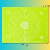 Miếng lót nhào bột silicon xanh lá size TO (50*70cm) TQ