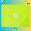 Miếng lót nhào bột silicon xanh lá size TO (50*70cm) TQ
