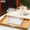 Hộp nhưa vuông đế trắng nắp trong H195 TQ