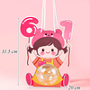 Hộp bé gái hồng 1/6 + Quả cầu TQ