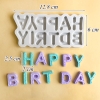 Khuôn Silicon Bảng Chữ Happy Birthday 1 TQ