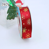 Cuộn 25m Ruybang Noel Đỏ Đô Bông Tuyết 2.5cm