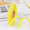 Cuộn 40m Ruybang lụa kẻ caro màu vàng khổ 1cm