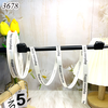 Cuộn 50m Ruy băng HAPPY EVERYDAY trắng be khổ 1cm